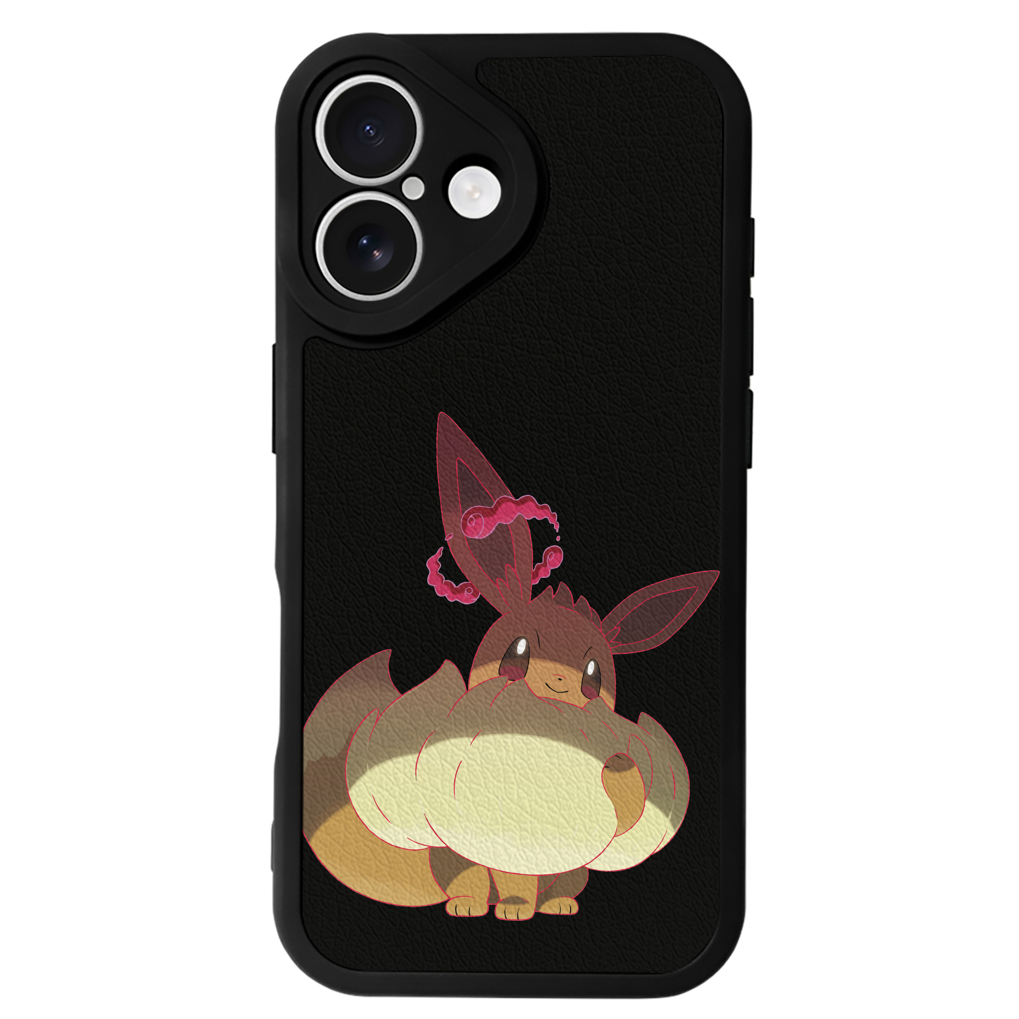 （画像用） ポケットモンスター Pokémon 【iPhone 16シリーズ対応】シリコンスマホケース（レザー調） 材質：シリコン